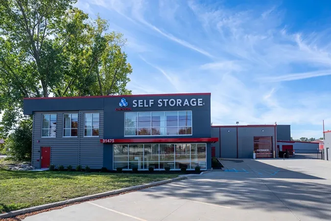 Devon Self Storage Fraser MI front office view.
