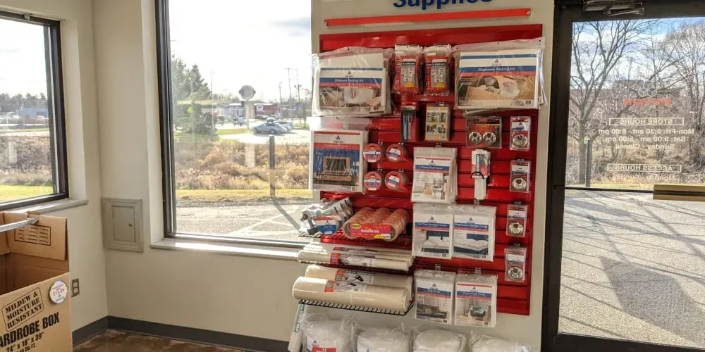 Packing supplies at Devon Self Storage in Wyoming, Michigan