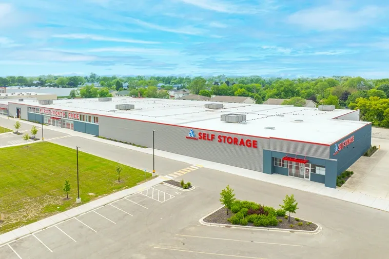 Exterior image of Devon Self Storage facility Kenosha