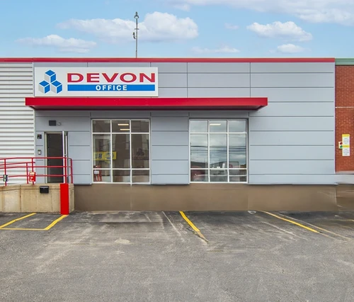 Devon Self Storage - 9187 - Buchanan Ave storage facility exterior view