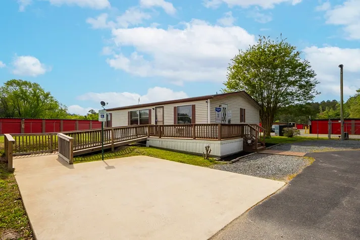 Exterior image of Devon Self Storage office in Ocean City, MD, on Ocean Gateway