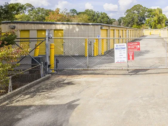 Devon Self Storage Cameron Street Gate. access.