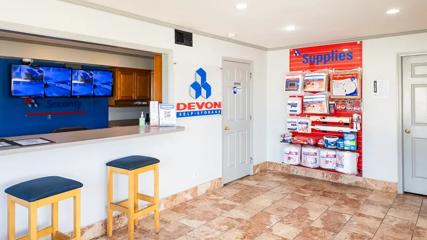 office of storage facility